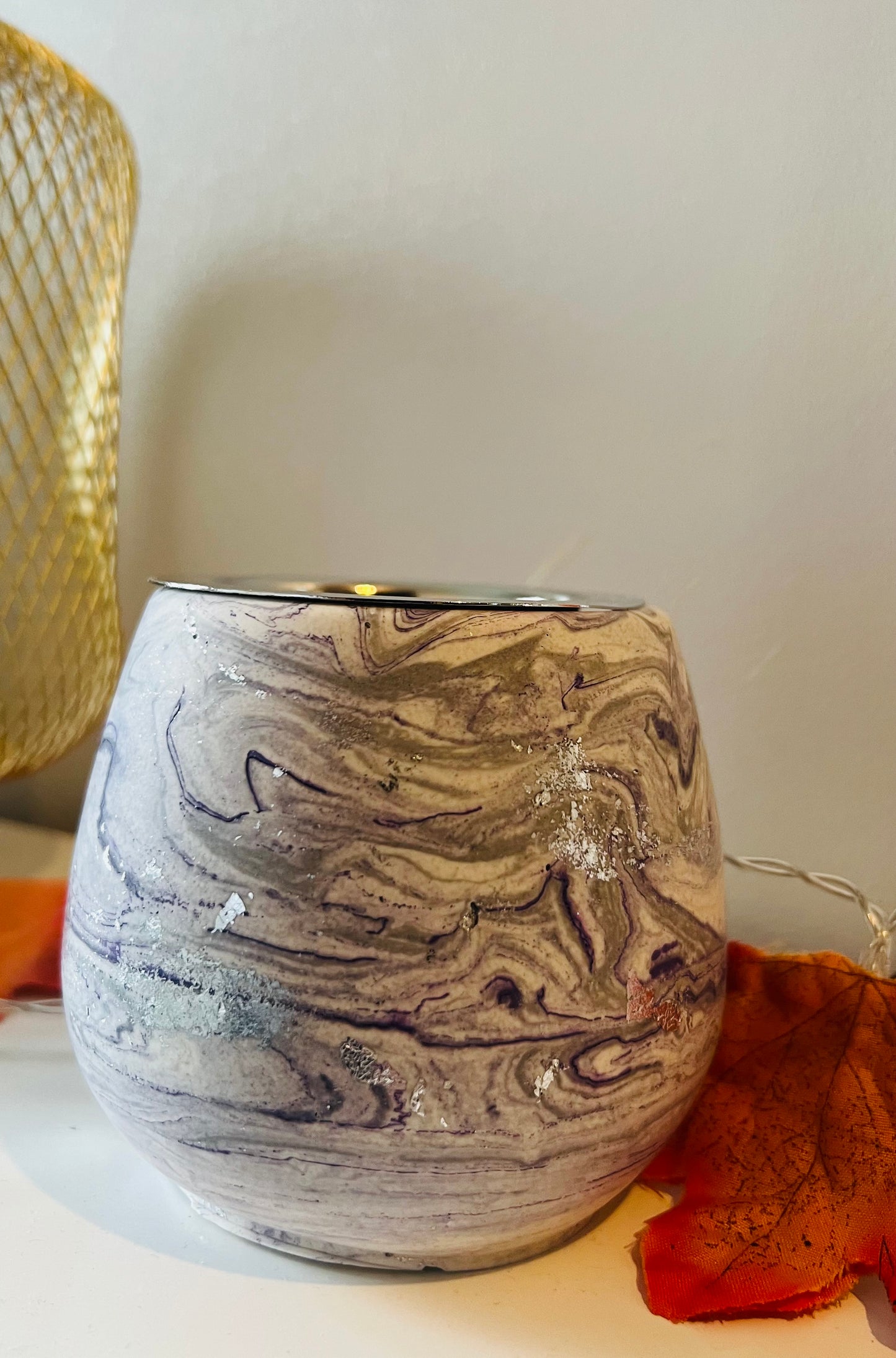 Jesmonite wax warmer (customised)