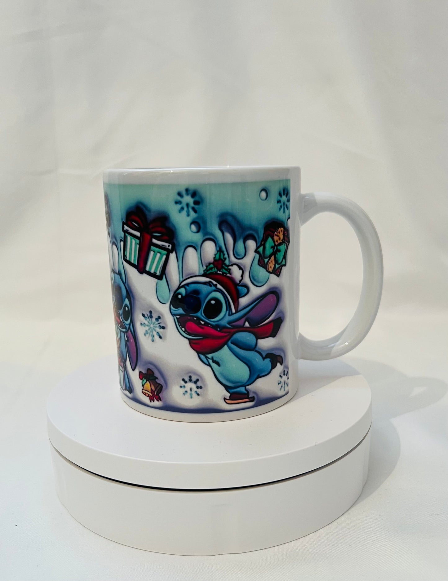 Blue alien 3d 11oz mug