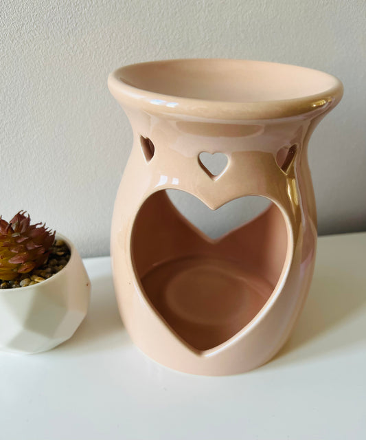 Pink iridescent wax burner