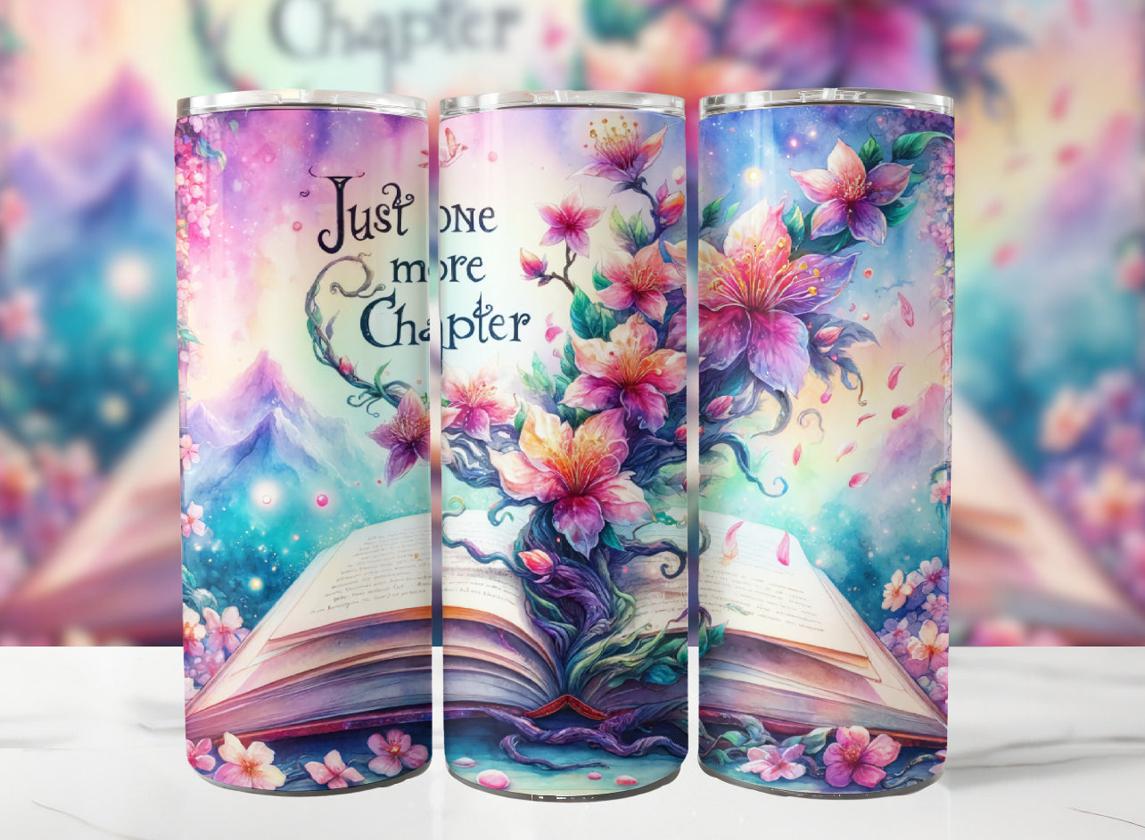 Just one more page 20oz stainless steel tumbler