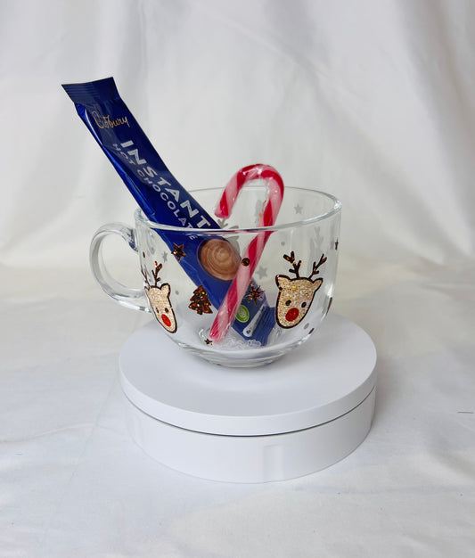 Raindeer large cappuccino mug