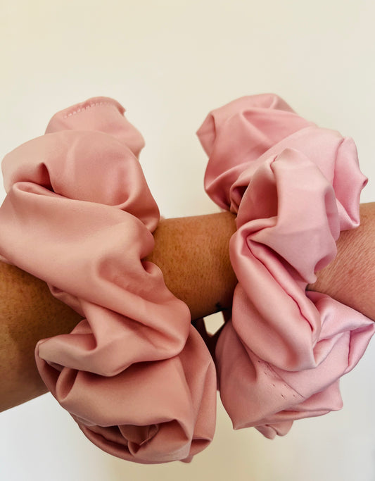 2xl blush pink scrunchie