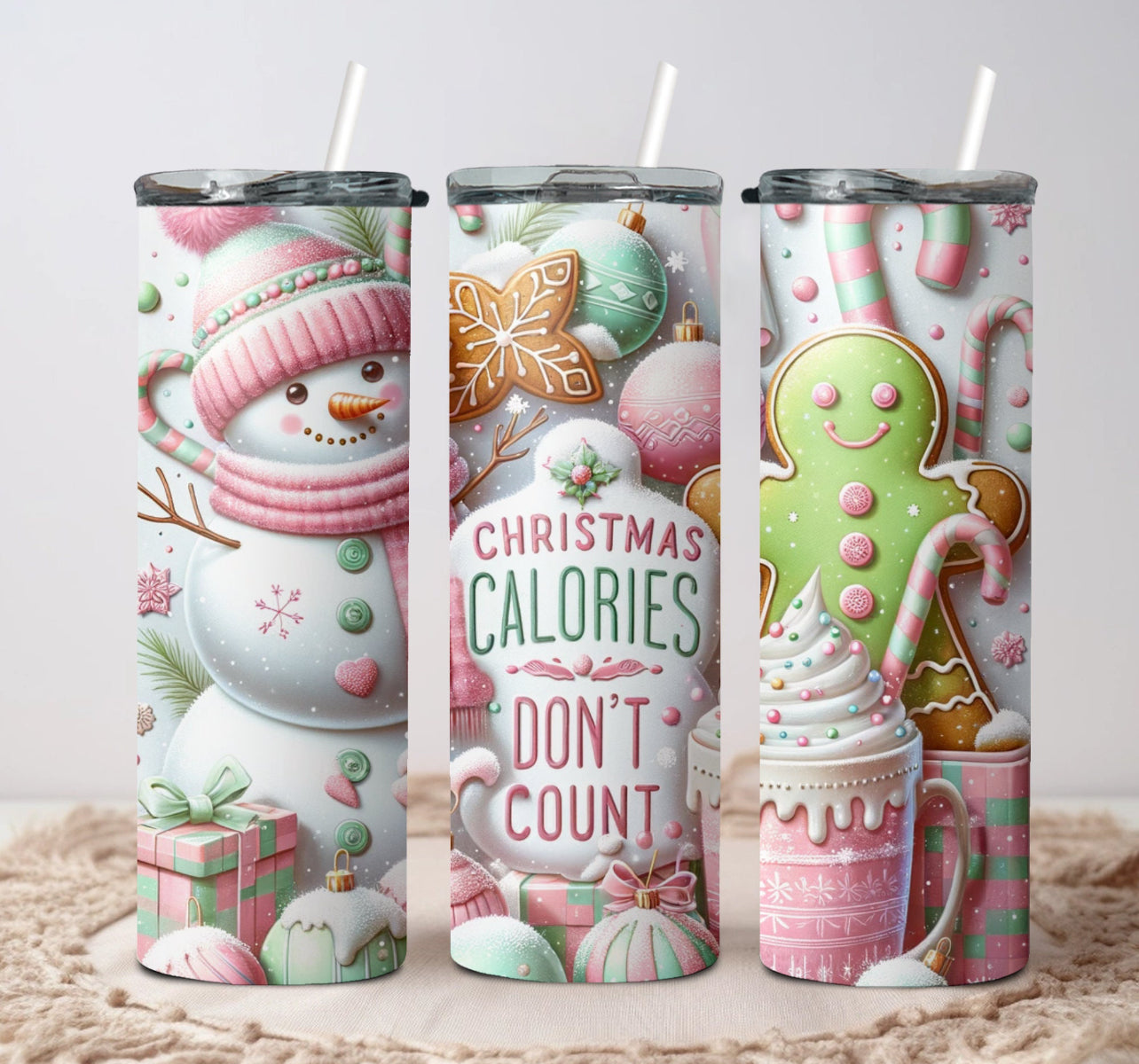 Christmas calories don’t count 20oz tumbler