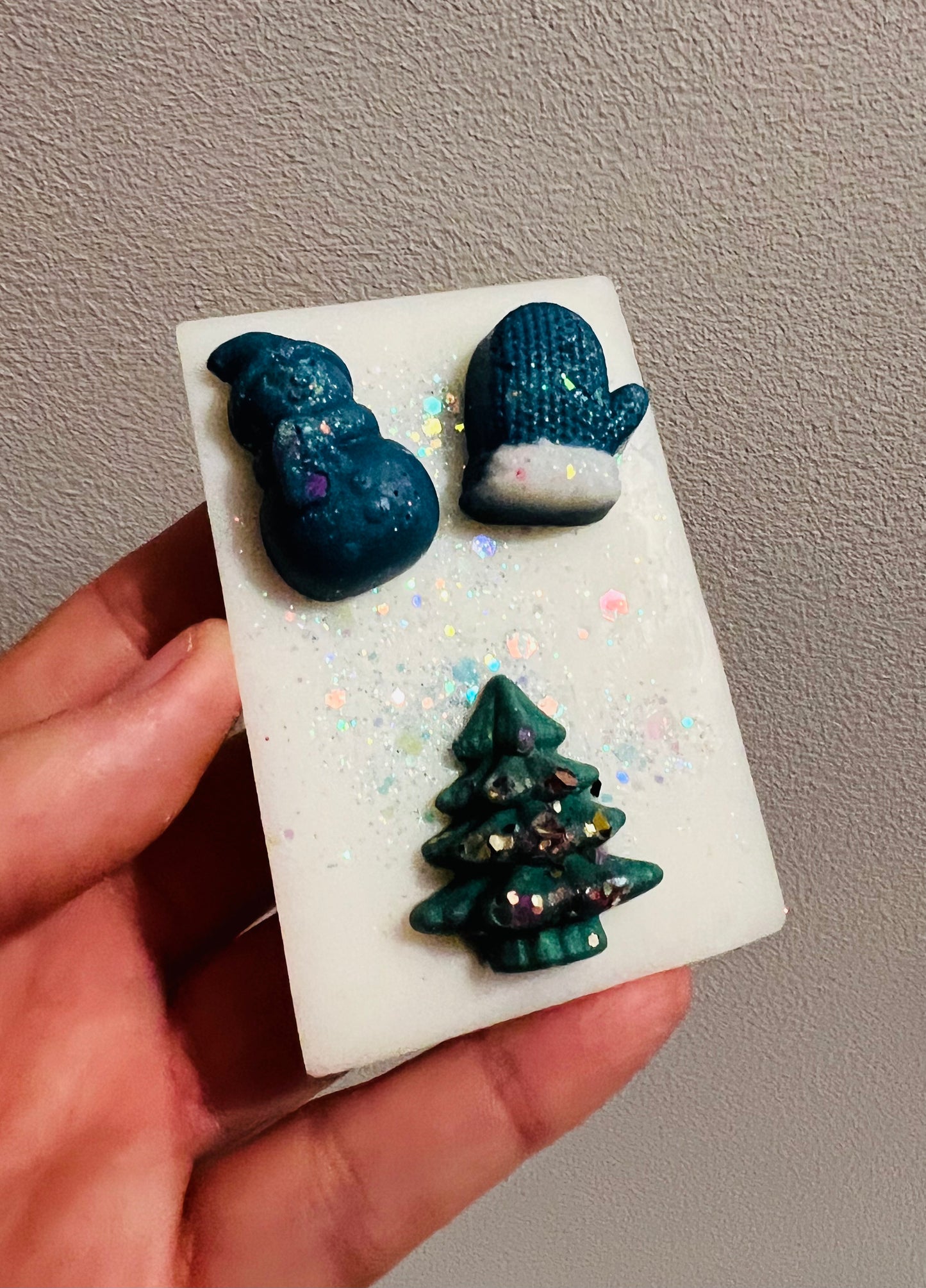 Blueberry frosting 3D Christmas wax melt