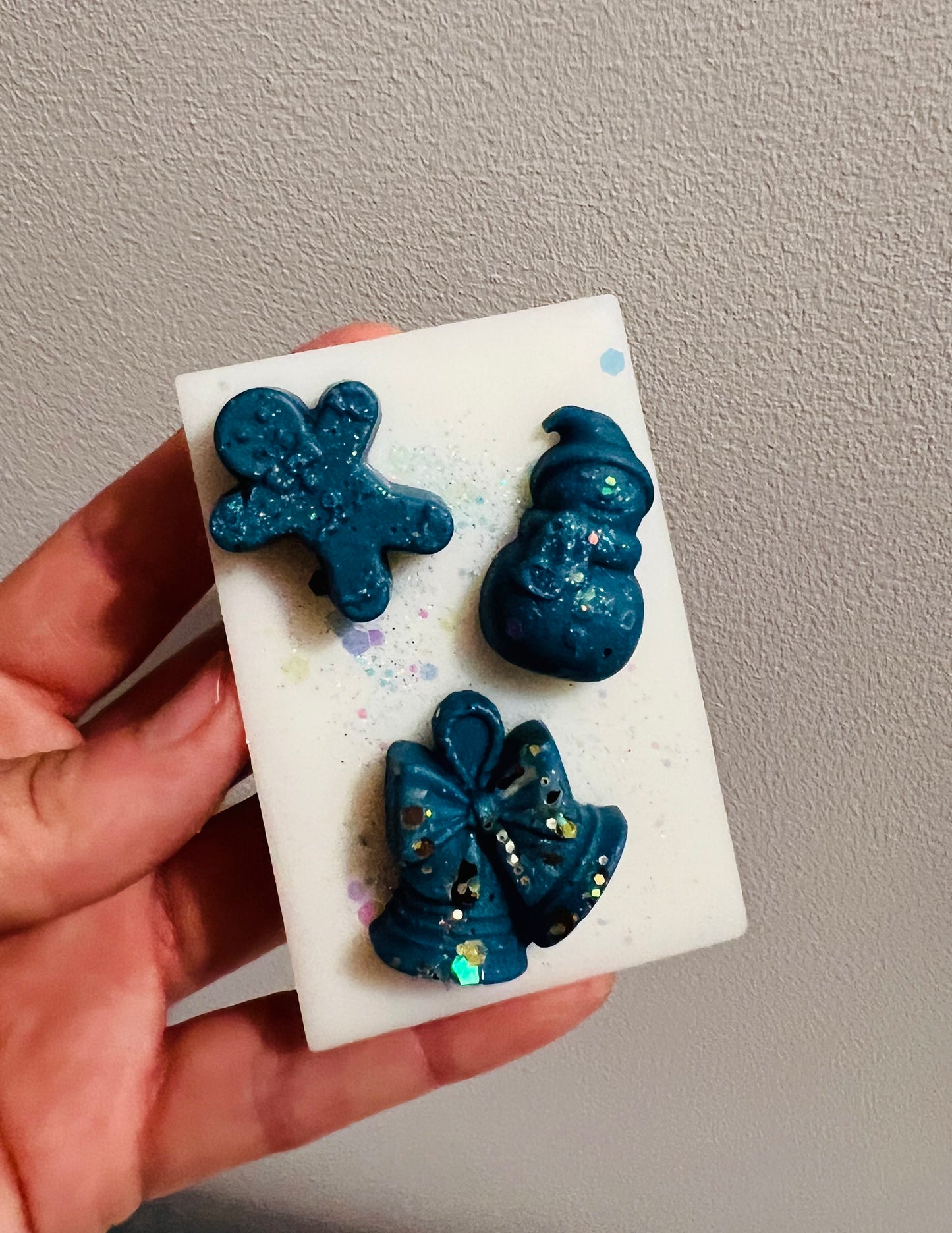 Blueberry frosting 3D Christmas wax melt