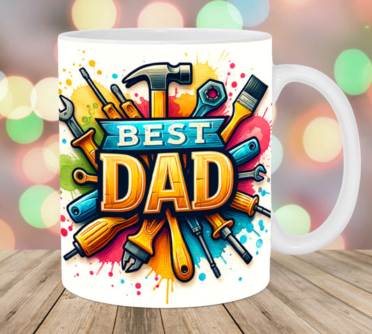 Best Dad  11oz ceramic mug