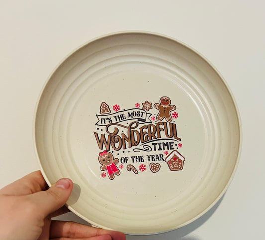 Christmas Santa plate