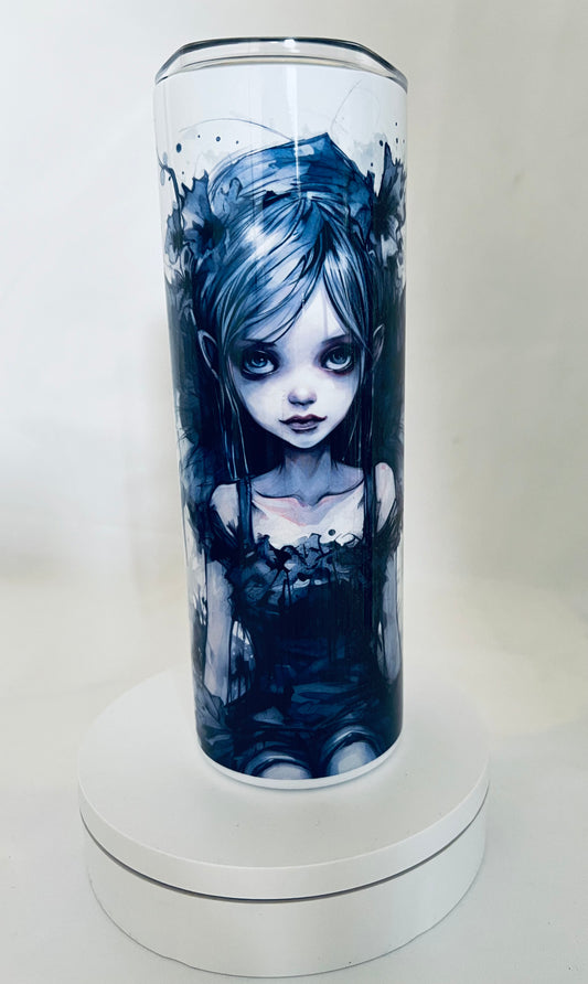 20oz stainless steel gothic fairy tumbler