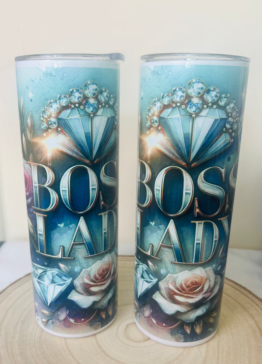 Boss lady 20oz stainless steel tumbler