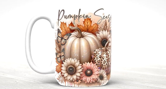 Pumpkin season 11oz ceramic mug