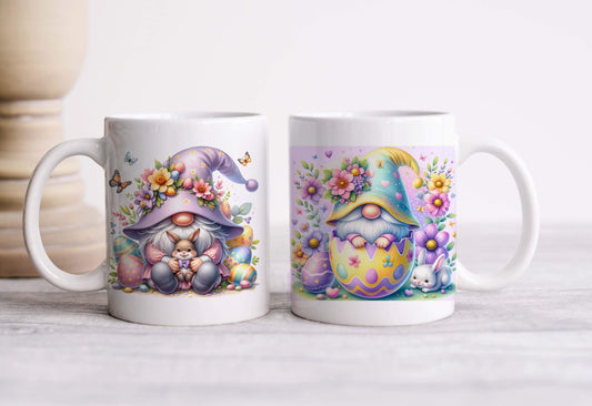 11oz Easter gnome ceramic mugs