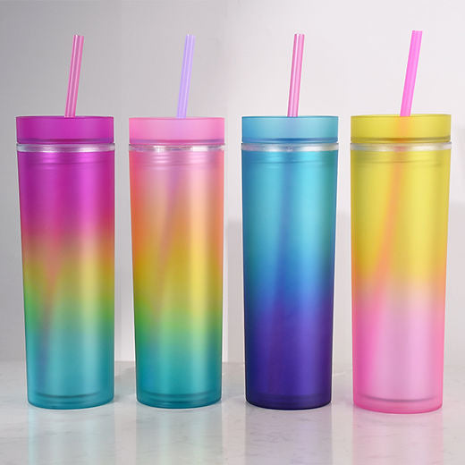 16oz ombré double walled skinny tumblers wholesale ( min of 5 to order )