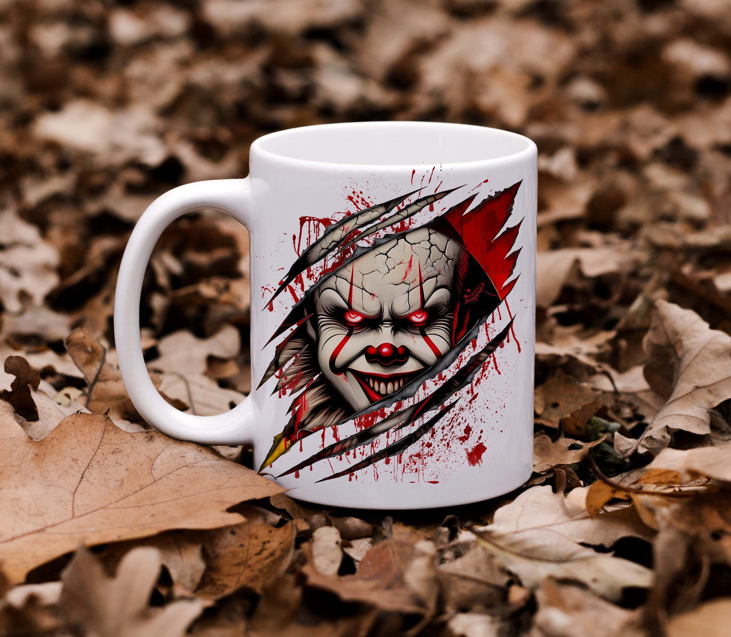 Horror clown 11oz ceramic mug