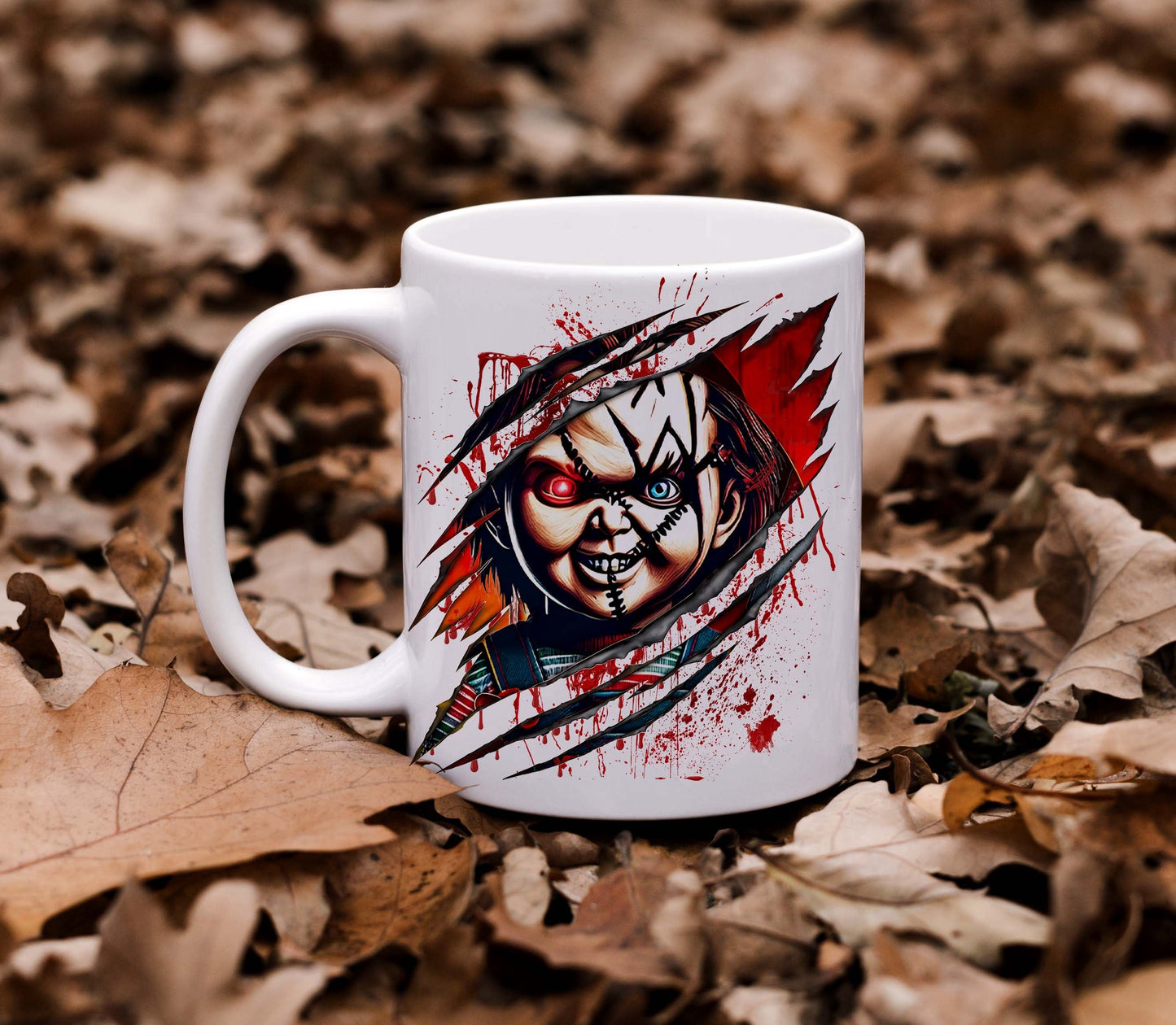 Horror doll ceramic 11oz mug