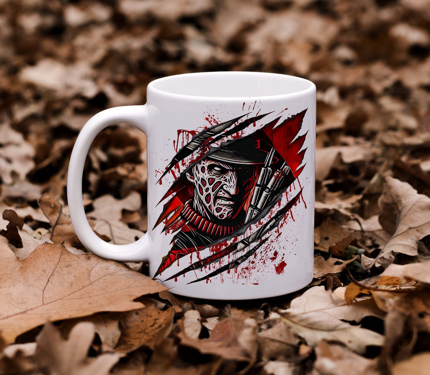 Knife hands horror 11oz mug