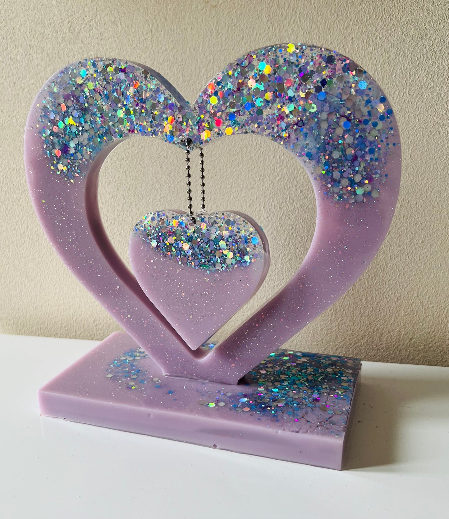 Free standing Double heart