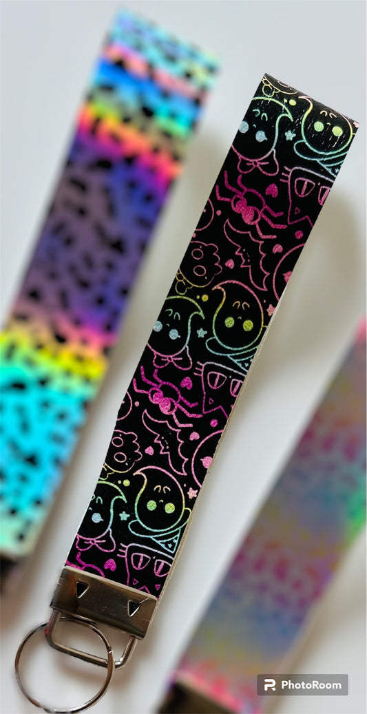 Ghost print wristlet