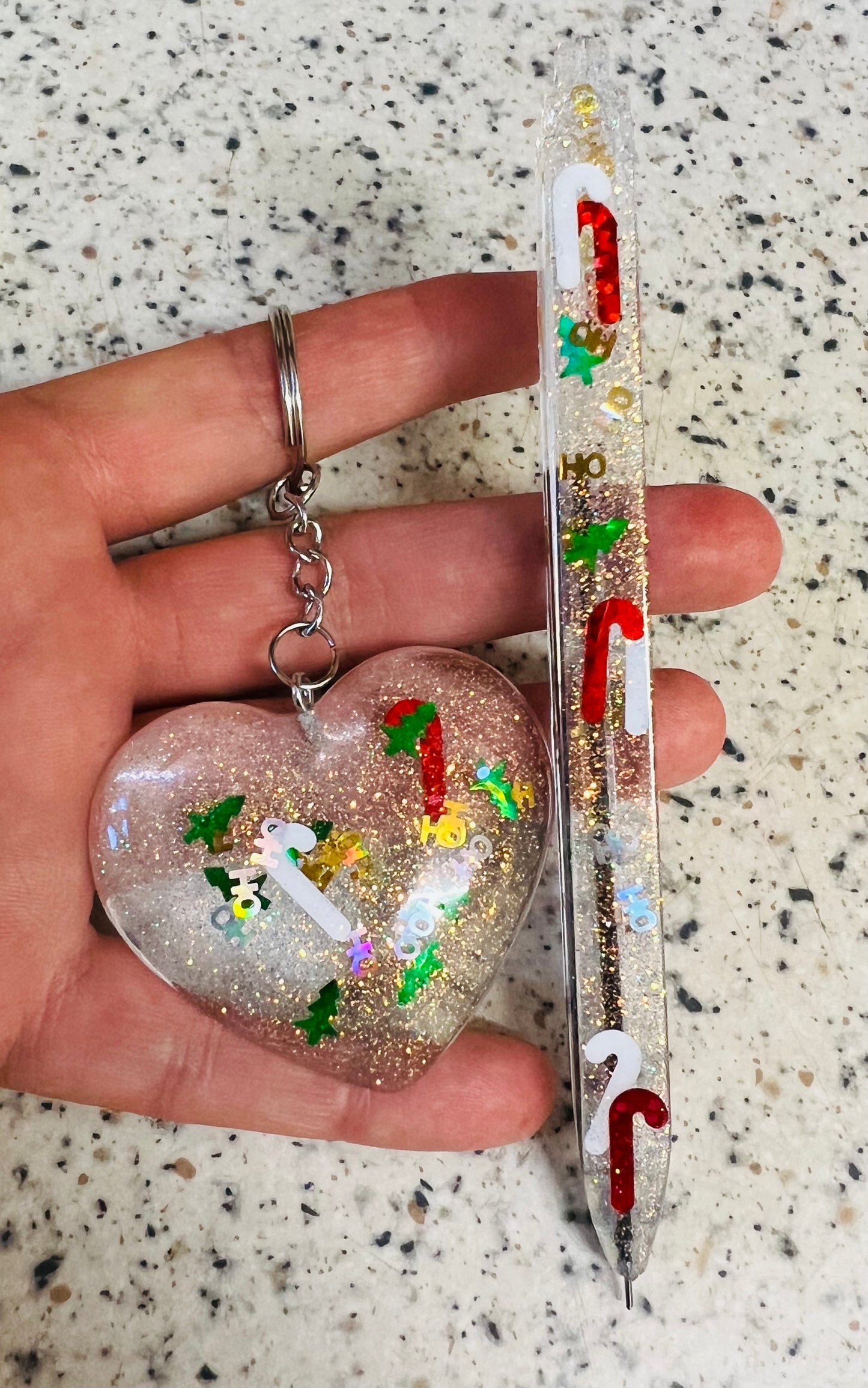 Christmas pen & matching keyring