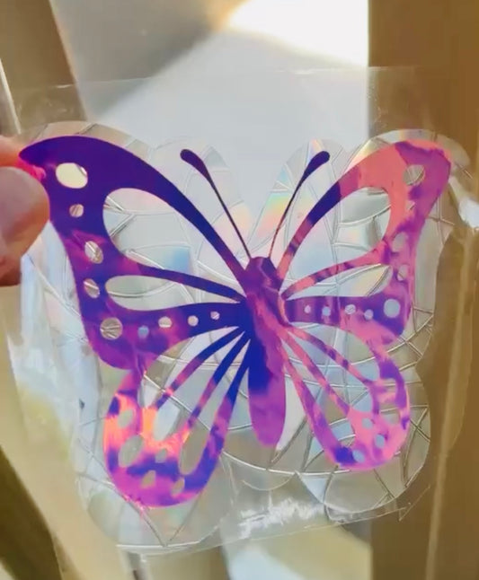 Butterfly suncatcher  decal